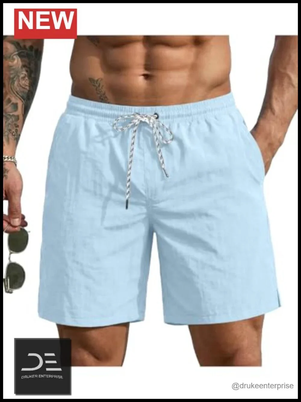 Men's Quick Dry Swim Trunks 7